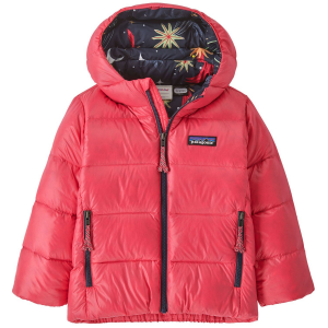 Kid's Patagonia Hi-Loft Down Sweater Hoodie Toddlers' 2025 in Pink size 6M-12M | Nylon/Spandex/Polyester