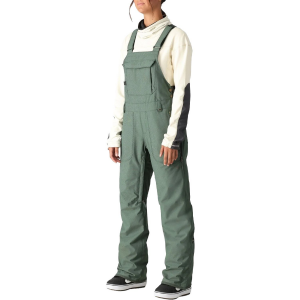 Women's 686 Black Magic Insulated Bibs 2025 in Green size X-Small