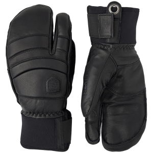 Hestra Fall Line 3-Finger Mittens 2026 in Black size 11 | Polyester/Neoprene