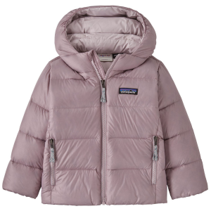 Kid's Patagonia Hi-Loft Down Sweater Hoodie Toddlers' 2025 in Purple size 12M-18M | Nylon/Spandex/Polyester