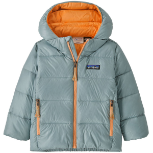 Kid's Patagonia Hi-Loft Down Sweater Hoodie Toddlers' 2025 in Blue size 4T | Nylon/Spandex/Polyester