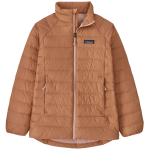Kid's Patagonia Drop Tail Down Sweater 2025 in Khaki size X-Large | Polyester