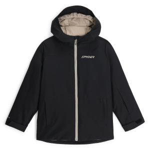 Kid's Spyder Slash Jacket Boys' 2025 in Black size 10 | Polyester
