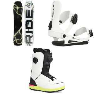 Ride Warpig Snowboard 2025 - 148 Package (148 cm) + S Womens size 148/S | Nylon/Aluminum/Bamboo