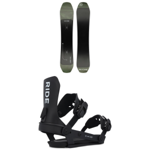 Ride Deep Fake Snowboard 2025 - 162 Package (162 cm) + M Mens size 162/M | Nylon/Aluminum