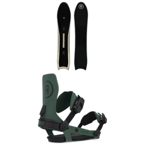 Ride Peace Seeker Snowboard 2025 - 155 Package (155 cm) + M Mens in White size 155/M | Aluminum