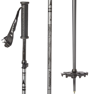 Atomic Backland FR Ski Poles 2026 in Black size 110-135 | Aluminum