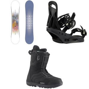 Women's Burton Stylus Snowboard 2025 - 152 Package (152 cm) + L Womens in Peach size 152/L | Aluminum