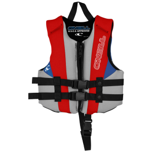 Kid's O'Neill Child Reactor Wakeboard Vest Little 2024 in Red