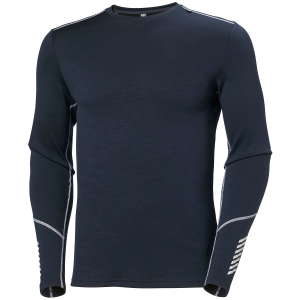 Helly Hansen Lifa Midweight Crew Base Layer Top 2026 in Blue size Small | Wool