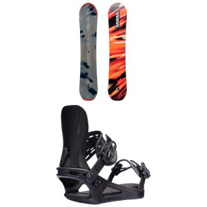 K2 Antidote Snowboard 2025 - 151 Package (151 cm) + S Womens in Black size 151/S | Nylon/Bamboo