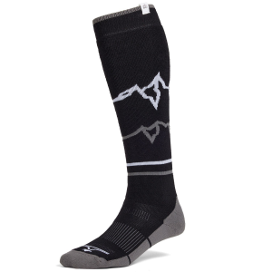evo Full Cushion Snow Socks 2026 in Black size Large | Wool/Elastane