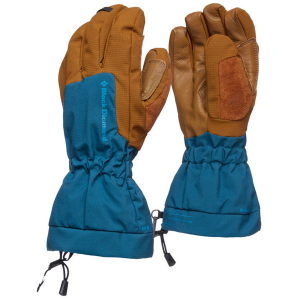 Black Diamond Glissade Gloves 2026 in Blue size Small | Leather