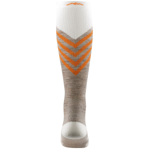Women's Darn Tough Peaks RFL OTC Ultra-Lightweight Socks 2026 in Brown size Large | Nylon/Spandex/Wool