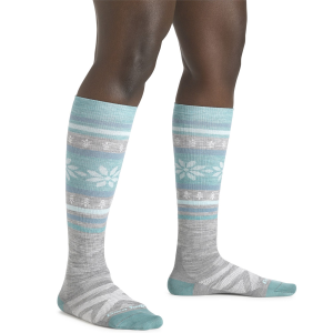 Women's Darn Tough Alpine Lightweight OTC Socks 2025 in Gray size Small | Wool