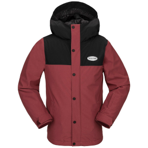 Kid's Volcom Stone.91 Insulated Jacket 2025 in Red size X-Large