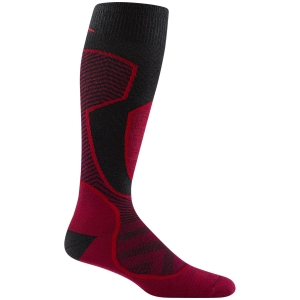 Darn Tough Outer Limits Lightweight OTC Socks 2026 in Red size Large | Nylon/Spandex/Wool