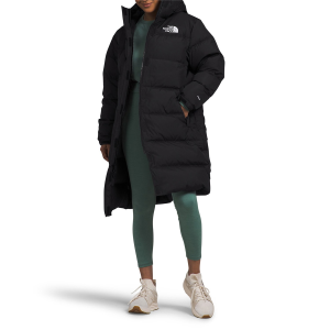 Women's The North Face Nuptse Parka Jacket 2024 in Black size Large | Nylon/Polyester