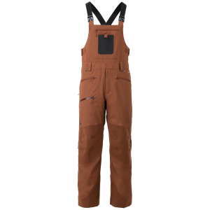 Flylow Baker Insulated Bibs Men's 2025 Brown size Small | Nylon/Polyester