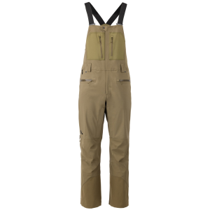 Flylow Stash Bibs Men's 2025 in Khaki size 2X-Large | Nylon/Polyester
