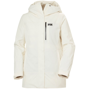 Women's Helly Hansen Snowplay Long Insulated Jacket 2026 in White size Small | Polyester