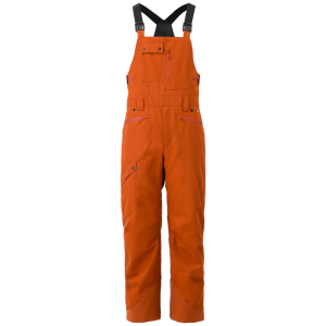 Flylow Snowman Bibs Men's 2025 in Orange size 2X-Large | Polyester