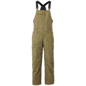 Flylow Snowman Bibs Men's 2025 in Khaki size 2X-Large | Polyester