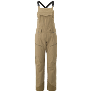 Women's Flylow Sphynx Bibs 025 in Khaki