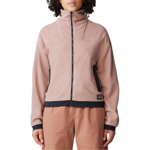 Women's Mountain Hardwear Powder Maven(TM) Fleece Full Zip Jacket 2025 in Pink size Large | Polyester