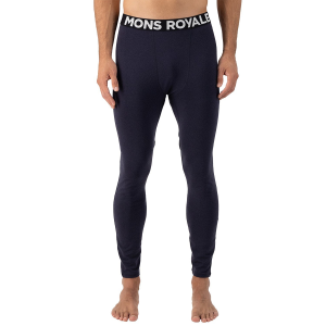 Mons Royale Olympus Leggings Men's 2025 in Black size X-Large | Wool/Elastane