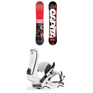 CAPiTA The Outsiders Snowboard 2025 - 152W Package (152W cm) + S Mens in Black size 152W/S | Plastic