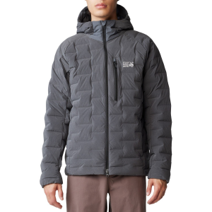 Mountain Hardwear Stretchdown(TM) Hoodie Men's 2026 in Gray size X-Large | Nylon/Elastane