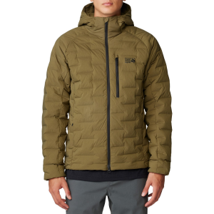 Mountain Hardwear Stretchdown(TM) Hoodie Men's 2025 in Green size X-Large | Nylon/Elastane