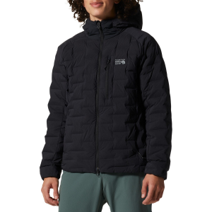 Mountain Hardwear Stretchdown(TM) Hoodie Men's 2026 in Black size Medium | Nylon/Elastane