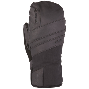POW Royal GORE-TEX Mittens 2025 in Black size Small | Leather