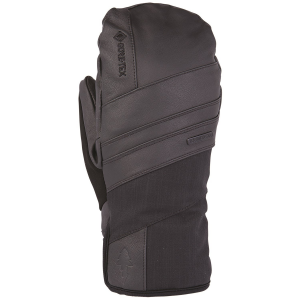 POW Royal GORE-TEX Mittens 2025 in Black size Large | Leather