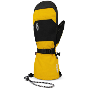 Crab Grab Cinch Mittens 2025 in Yellow size Medium