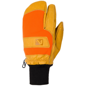 Flylow Maine Line Gloves 2025 in Orange size X-Large | Leather/Polyester