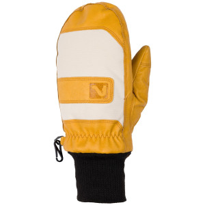 Flylow Unicorn Mittens 2025 in Yellow size Medium | Leather/Polyester