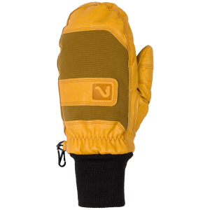 Flylow Unicorn Mittens 2025 in Yellow size Large | Leather/Polyester