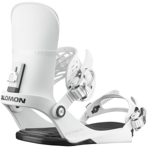Salomon EDB Snowboard Bindings 2026 in White size Medium | Nylon/Aluminum