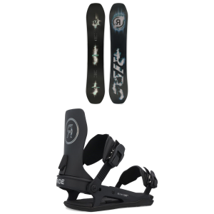 Ride Algorythm Snowboard 2025 - 164W Package (164W cm) + M Mens size 164W/M | Nylon/Aluminum/Bamboo