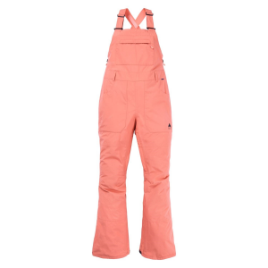 Women's Burton Avalon Stretch Bib Pants 2025 in Pink size Large