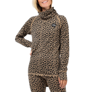 Women's Eivy Icecold Wool Top 2025 - XXS in Brown size 2X-Small | Nylon/Spandex/Wool
