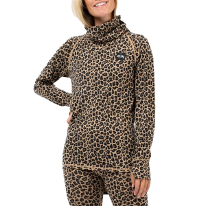 Women's Eivy Icecold Wool Top 2025 in Brown size 2X-Large | Nylon/Spandex/Wool