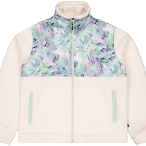 Women's Picture Organic Zelkova Printed Fleece 2025 in Pink size Large | Polyester