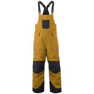 Kid's Flylow Baker Jr Bibs 2025 in Yellow size X-Small | Nylon/Polyester