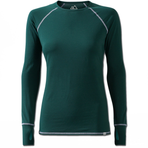 Women's Wild Rye Evie Raglan Lite Top 2025 in Green size 6 | Spandex/Wool/Polyester