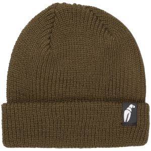 Crab Grab Claw Label Beanie Hat 2026 in Brown | Acrylic