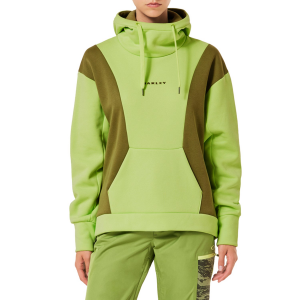 Women's Oakley Rosy RC Fleece Hoodie 2025 Light in Green size X-Small | Cotton/Polyester